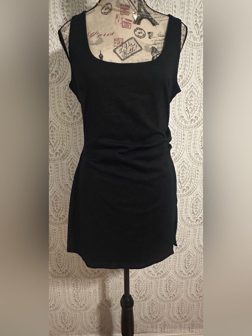 Chicme  Black Sleeveless Mini Shift Dress with built in shorts New no tags